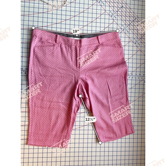 Rafaela Classic Weekend Pink Shell Print Bermuda Shorts – Size 16 - Picture 4 of 8